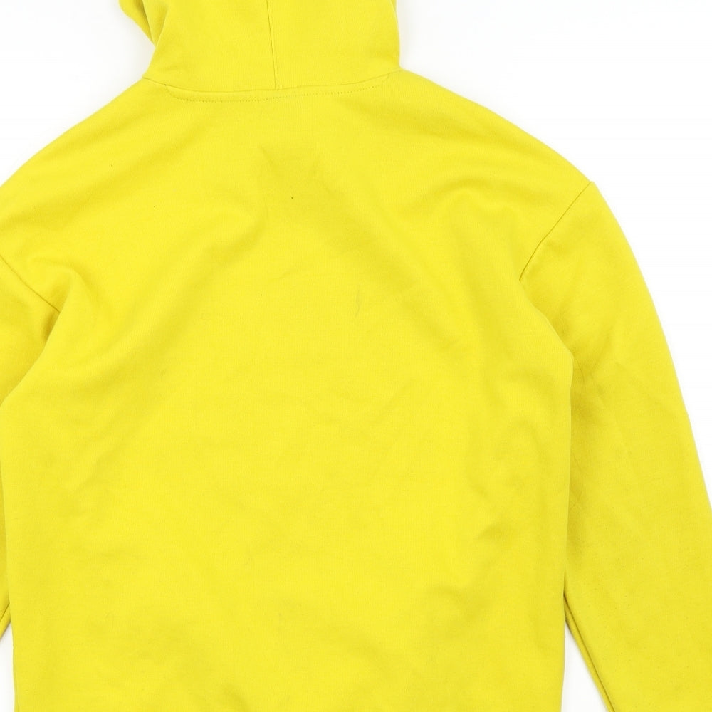 H&M Mens Yellow   Pullover Hoodie Size XS