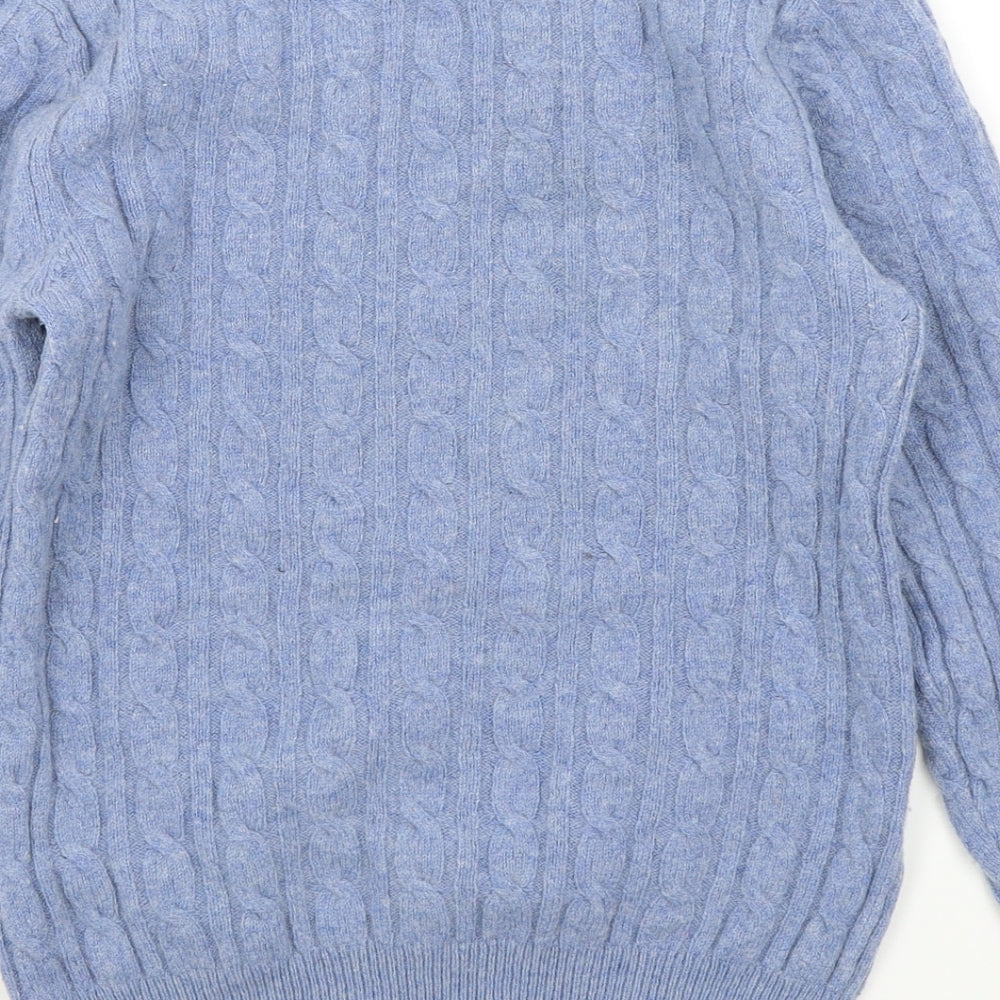 Jack Wills Mens Blue  Knit Pullover Jumper Size XS