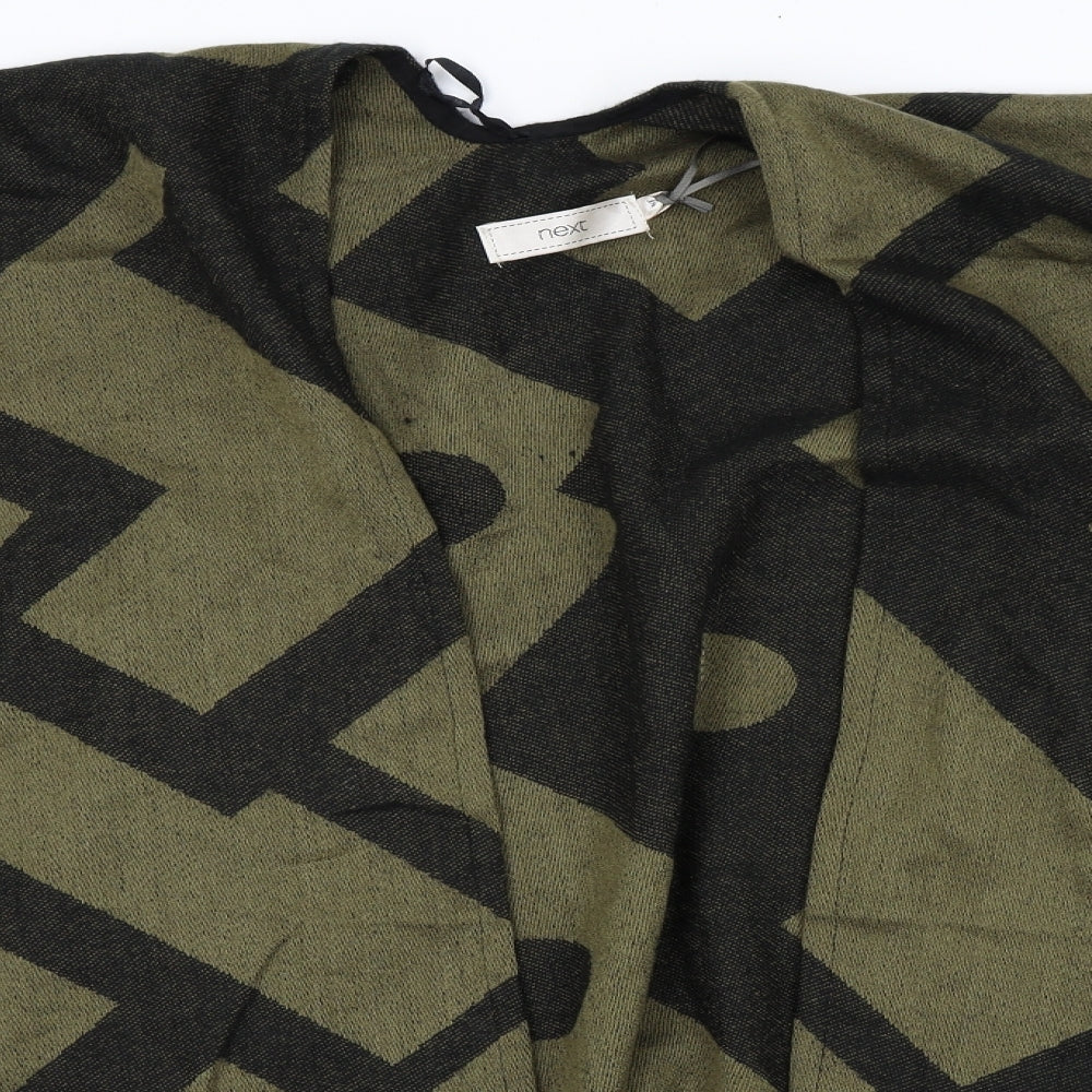 NEXT Womens Green Argyle/Diamond  Cardigan Jumper One Size