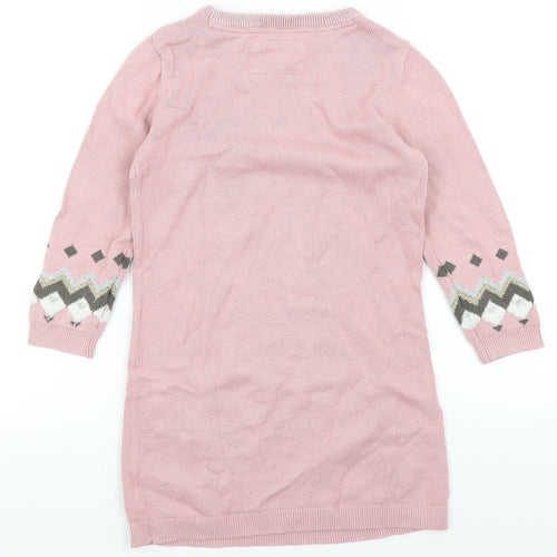 TU Girls Pink    Pyjama Top Size 5-6 Years  - owl