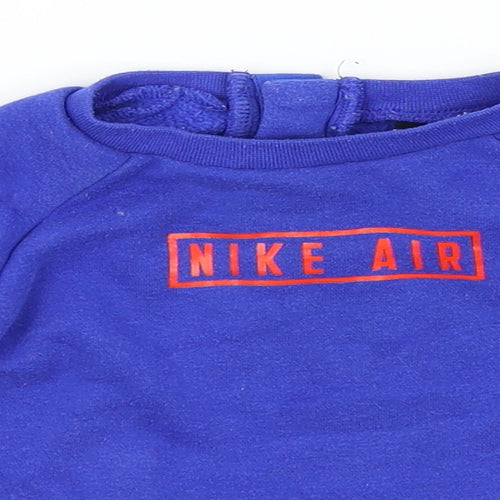 Nike Boys Blue   Pullover Jumper Size 12-18 Months