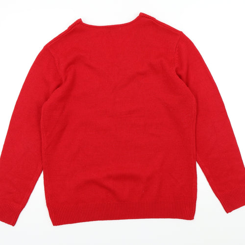 Damart Womens Red   Pullover Jumper Size 12