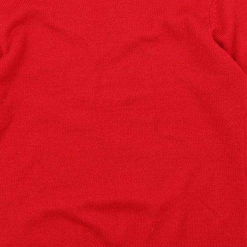 Damart Womens Red   Pullover Jumper Size 12