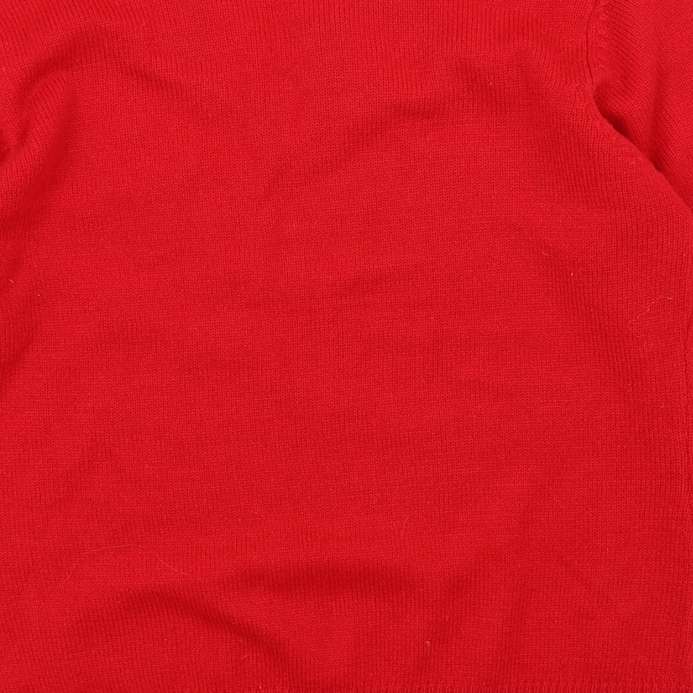 Damart Womens Red   Pullover Jumper Size 12