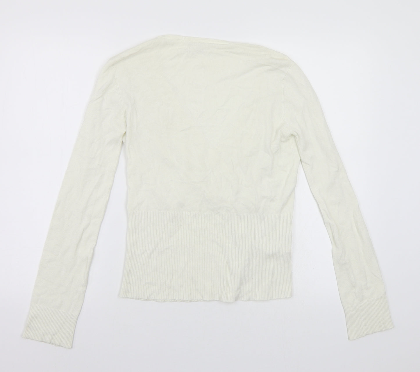 Select Womens White   Pullover Jumper Size 16
