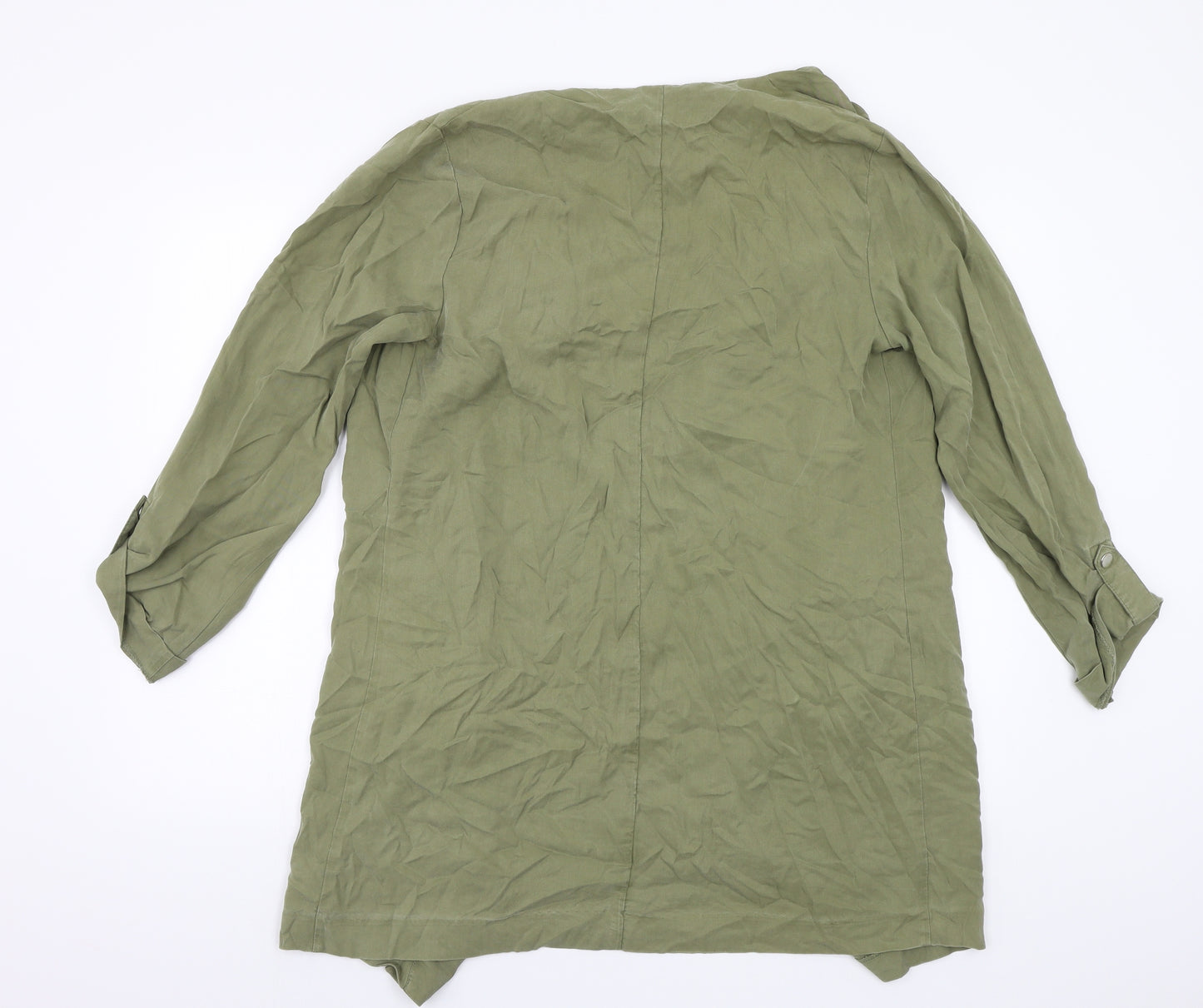 New Look Womens Green   Overcoat Jacket Size 12