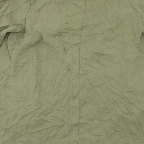 New Look Womens Green   Overcoat Jacket Size 12