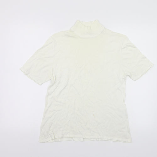 Micha Womens White   Pullover Jumper Size L