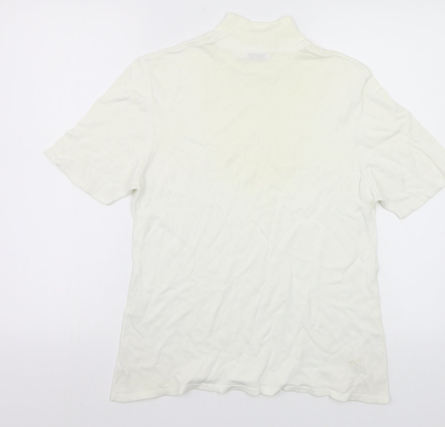 Micha Womens White   Pullover Jumper Size L