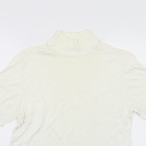 Micha Womens White   Pullover Jumper Size L