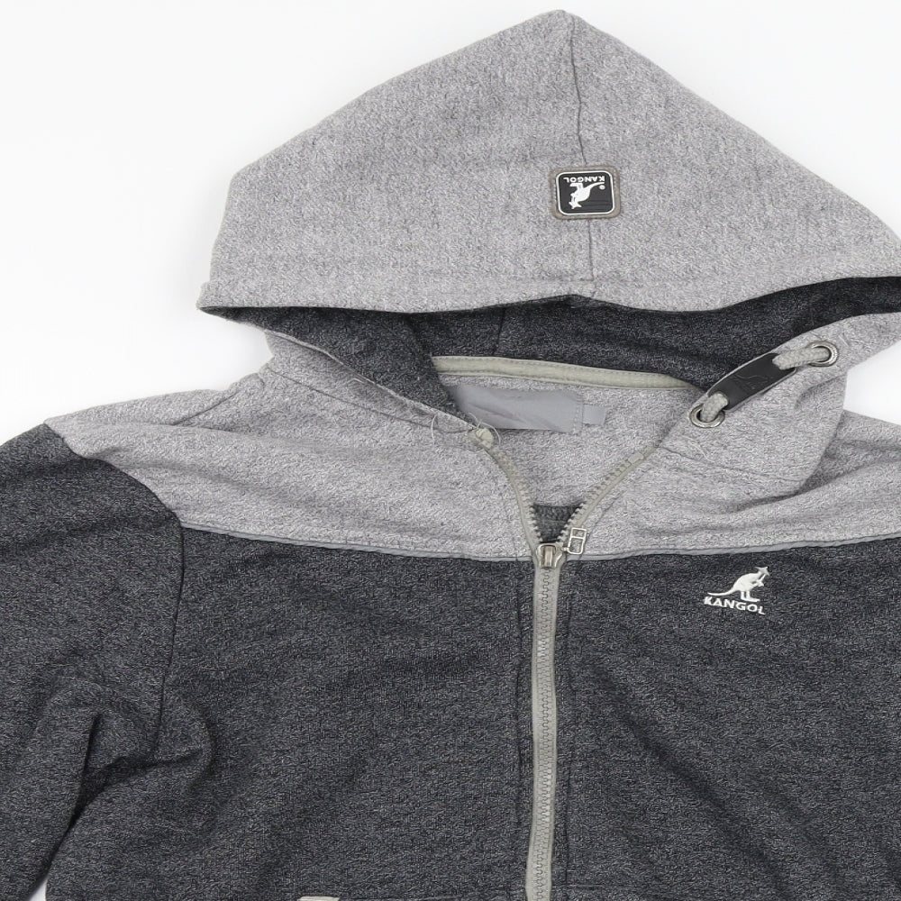 Kangol Boys Grey   Full Zip Hoodie Size 11-12 Years