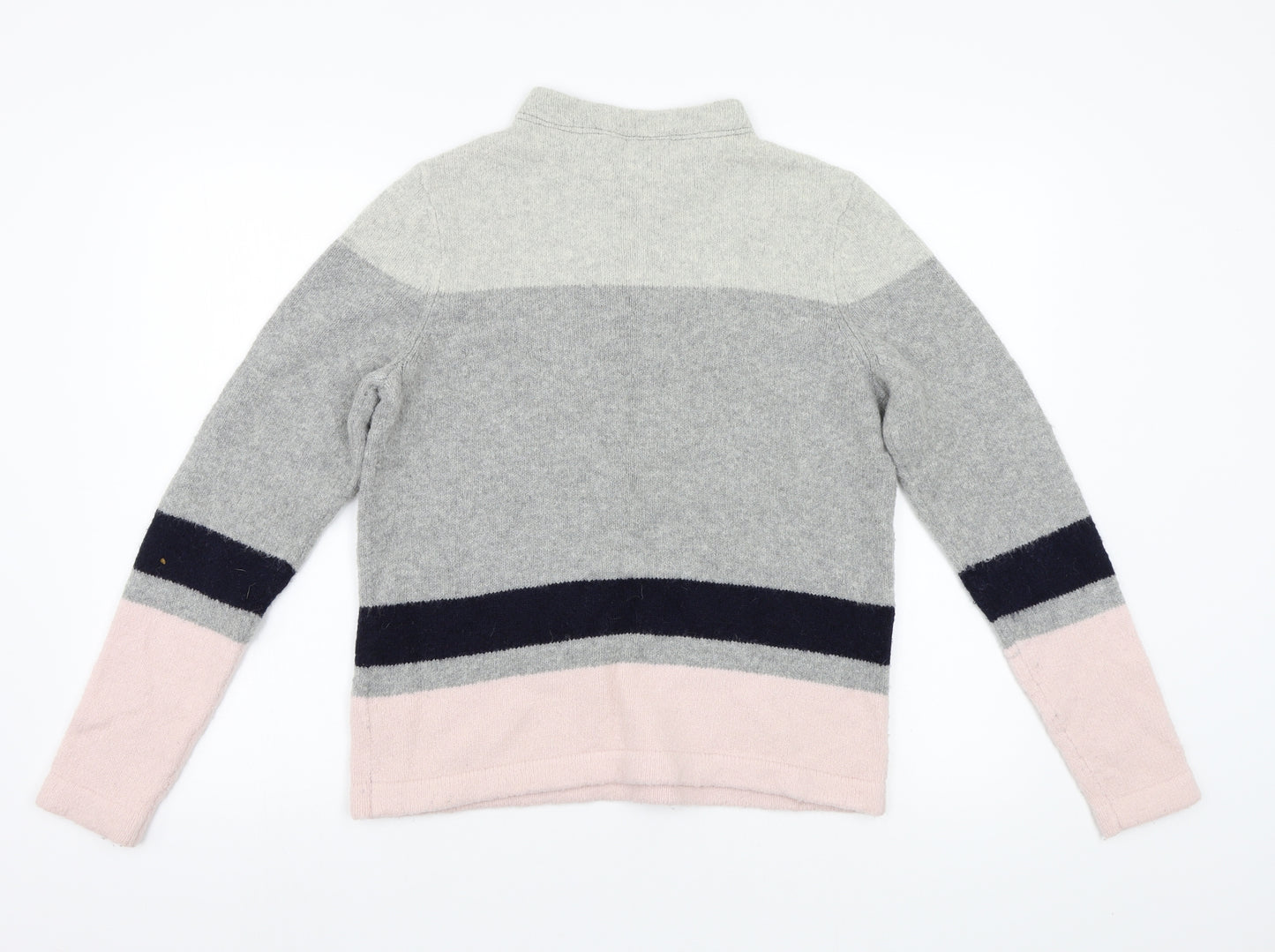 C&C California Womens Multicoloured Striped  Henley Jumper Size L
