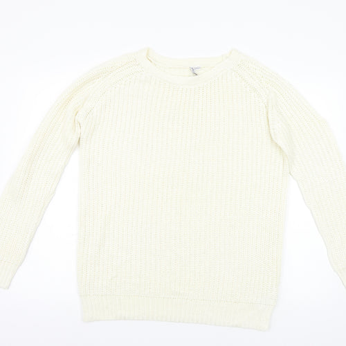 Capsule Womens White   Pullover Jumper Size 14