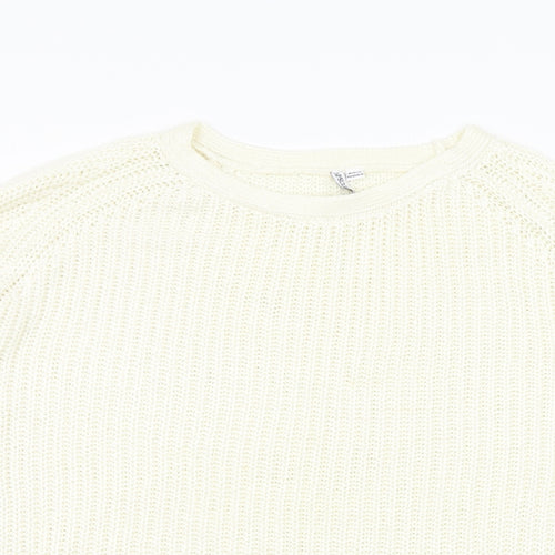 Capsule Womens White   Pullover Jumper Size 14