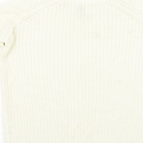 Capsule Womens White   Pullover Jumper Size 14