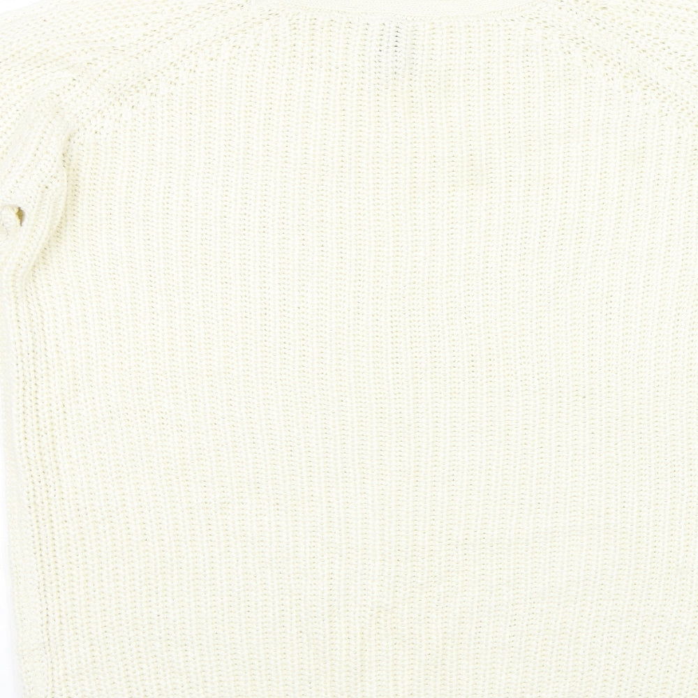 Capsule Womens White   Pullover Jumper Size 14
