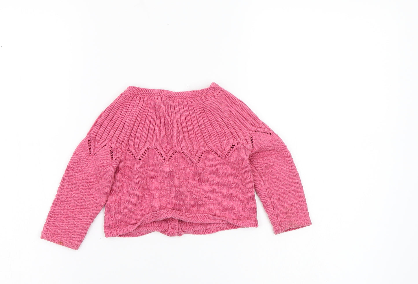 NEXT Baby Orange   Cardigan Jumper Size 9-12 Months