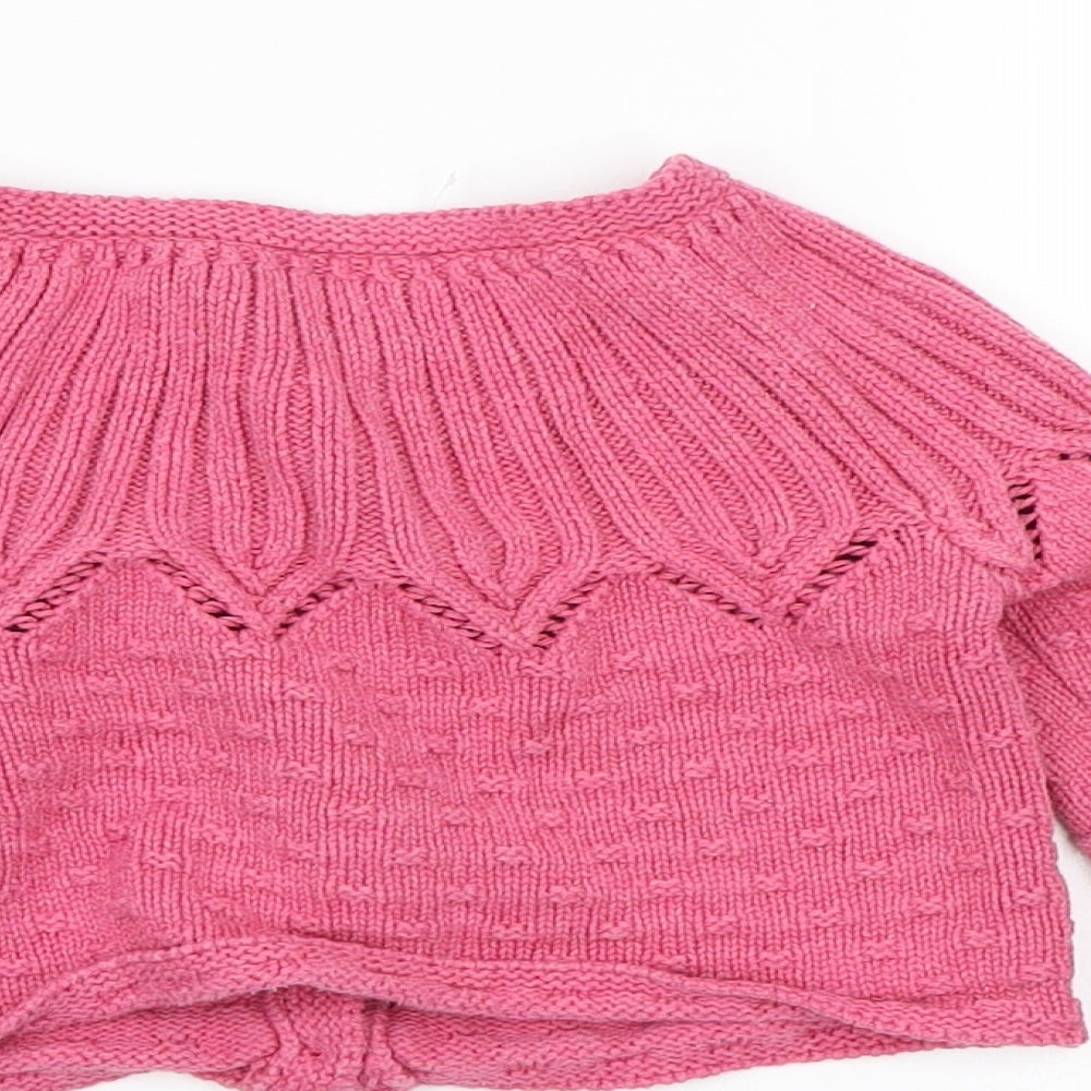 NEXT Baby Orange   Cardigan Jumper Size 9-12 Months