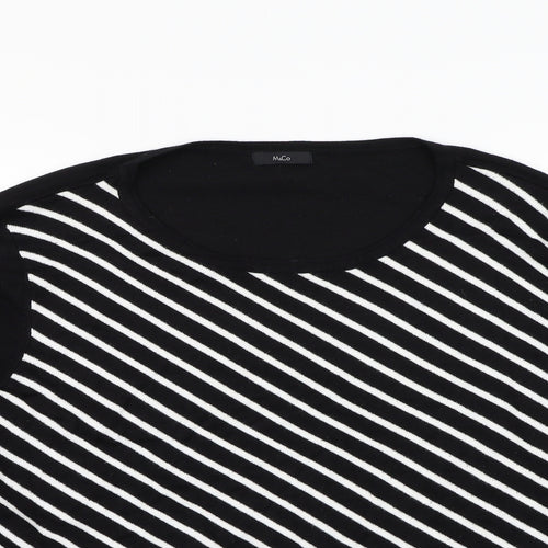 M&Co Womens Black   Pullover Jumper Size 20