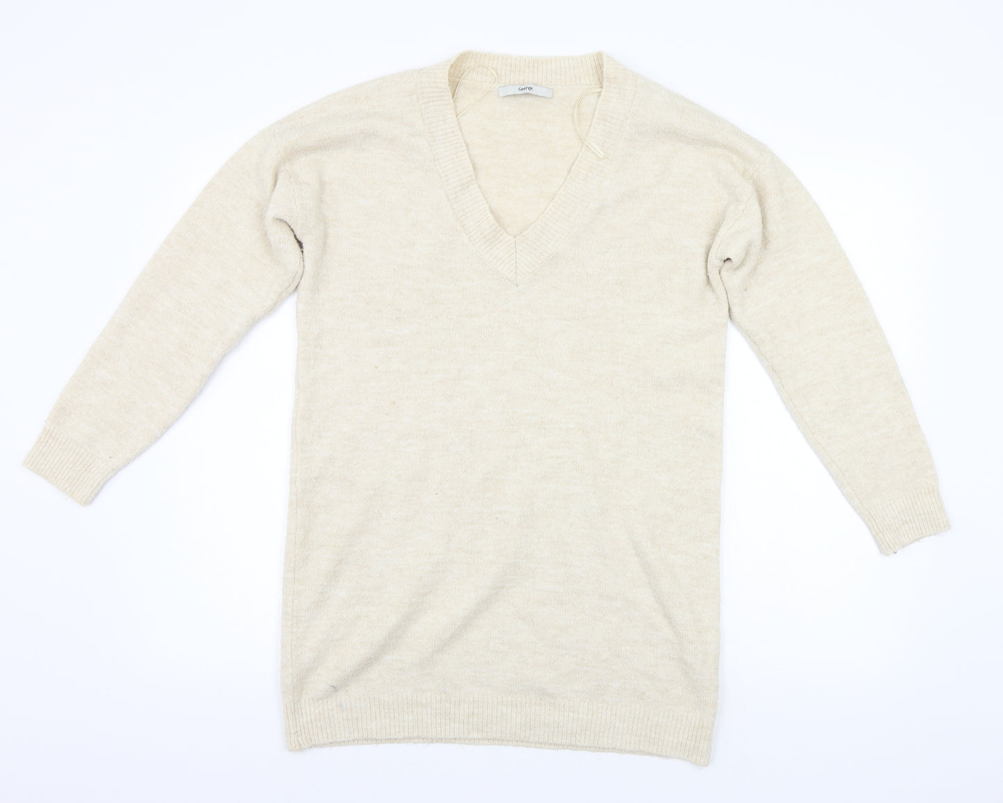 George Womens Beige   Tunic Jumper Size S