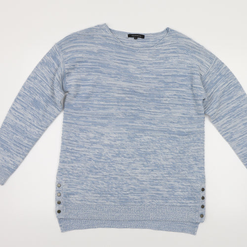 Peacocks Womens Blue   Pullover Jumper Size M