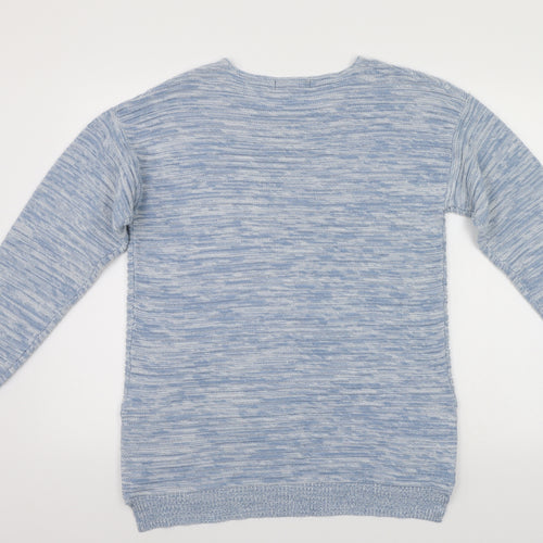 Peacocks Womens Blue   Pullover Jumper Size M