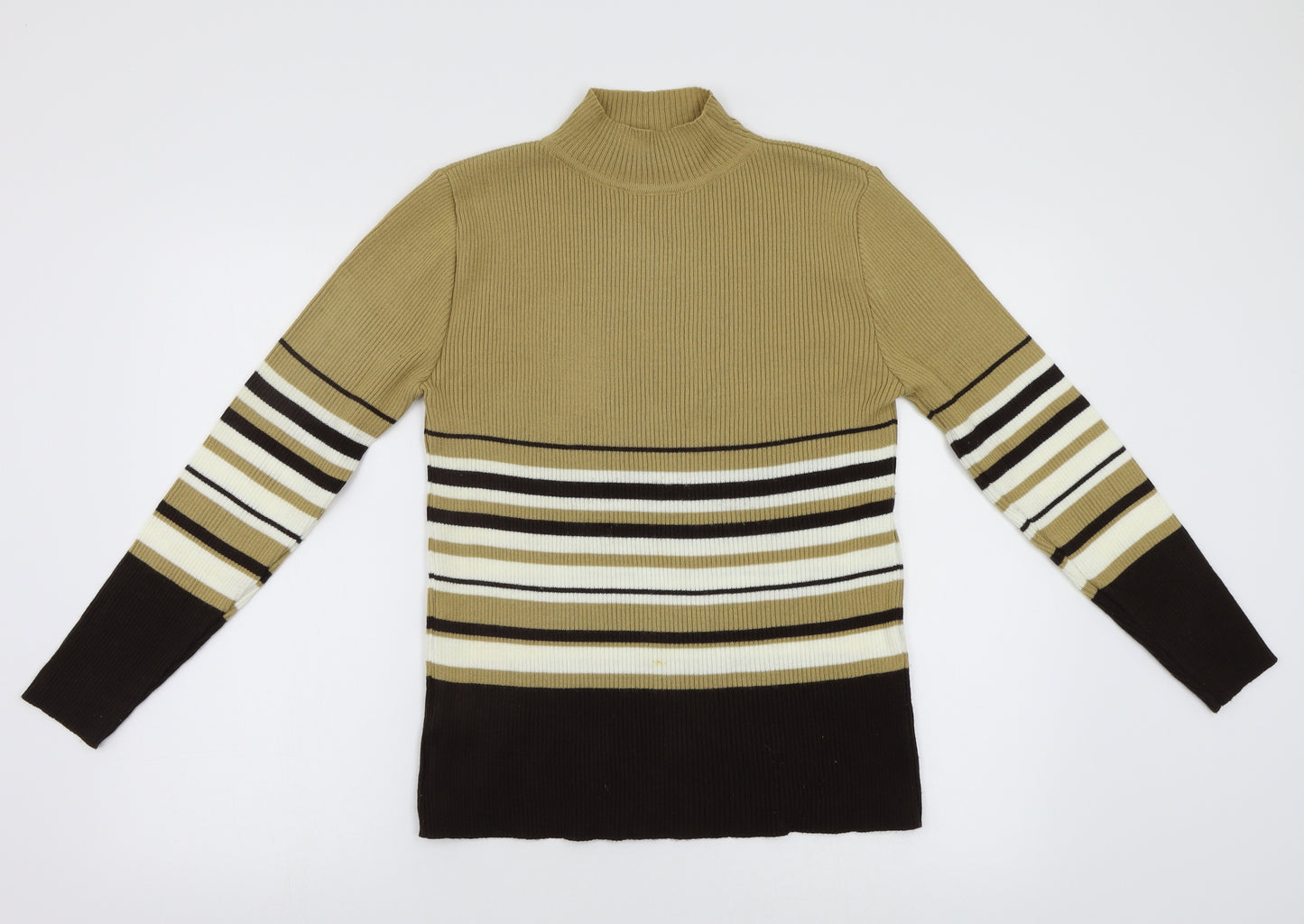 Essentials Womens Multicoloured Striped  Pullover Jumper Size 18