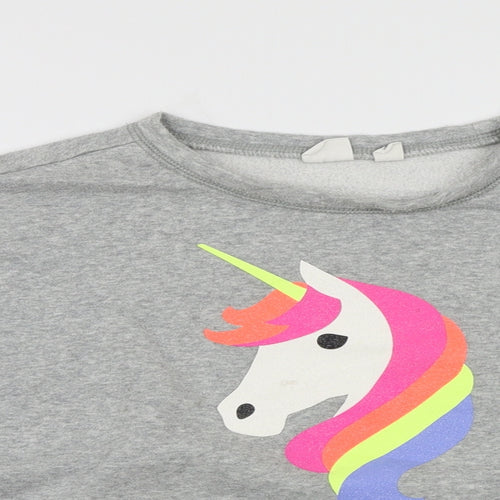 Gap Girls Green   Pullover Sweatshirt Size M  - Unicorn