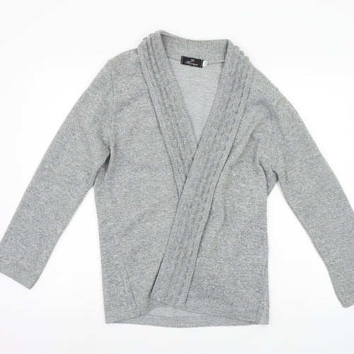 Monique Womens Grey   Cardigan Jumper Size M