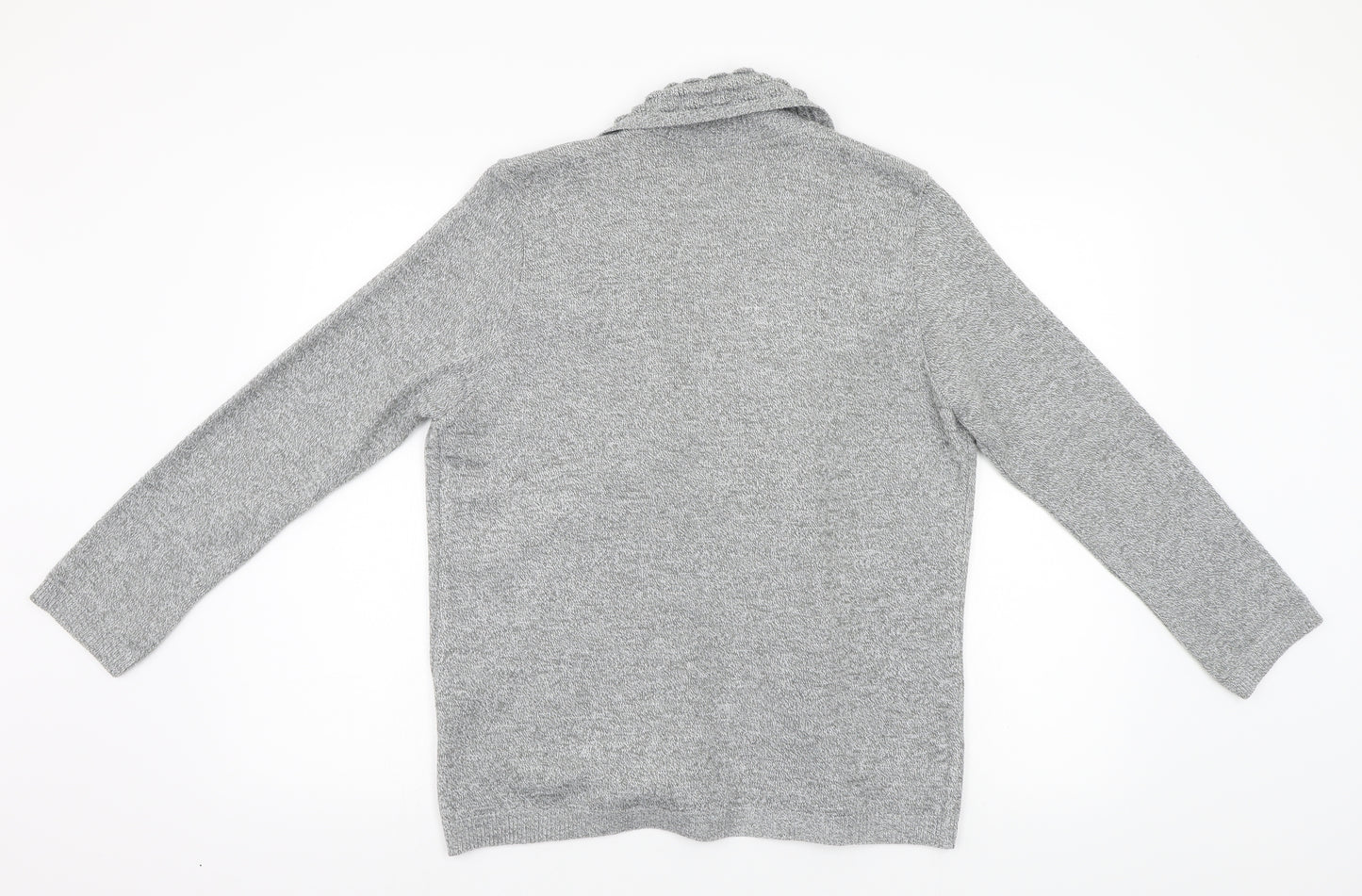 Monique Womens Grey   Cardigan Jumper Size M