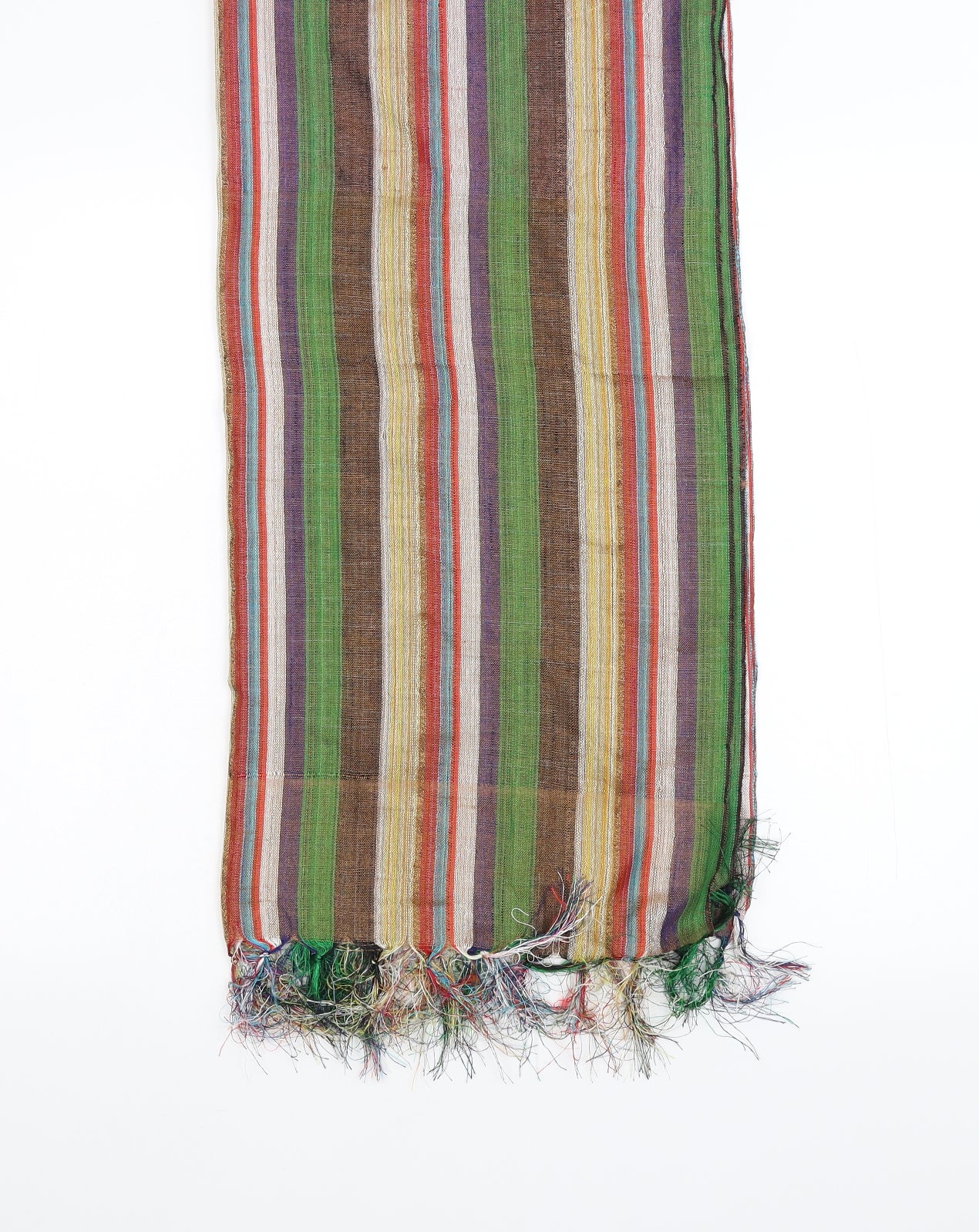 Preworn Womens Multicoloured Striped   Scarf