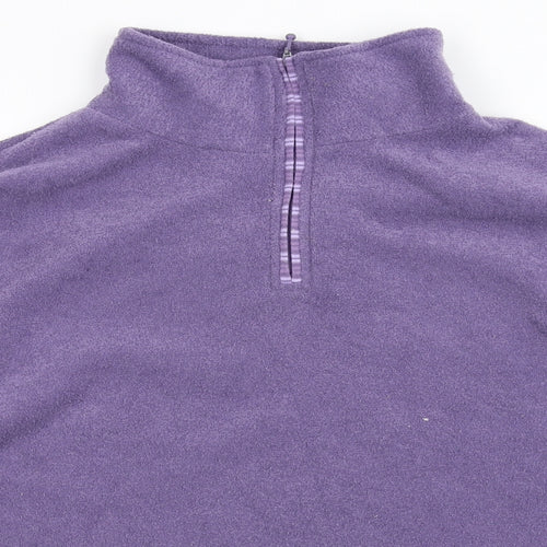 Bonmarché Womens Purple   Henley Jumper Size M