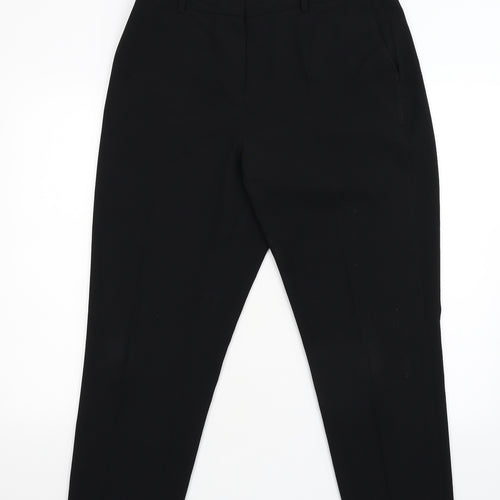 John Lewis Womens Black   Trousers  Size 10