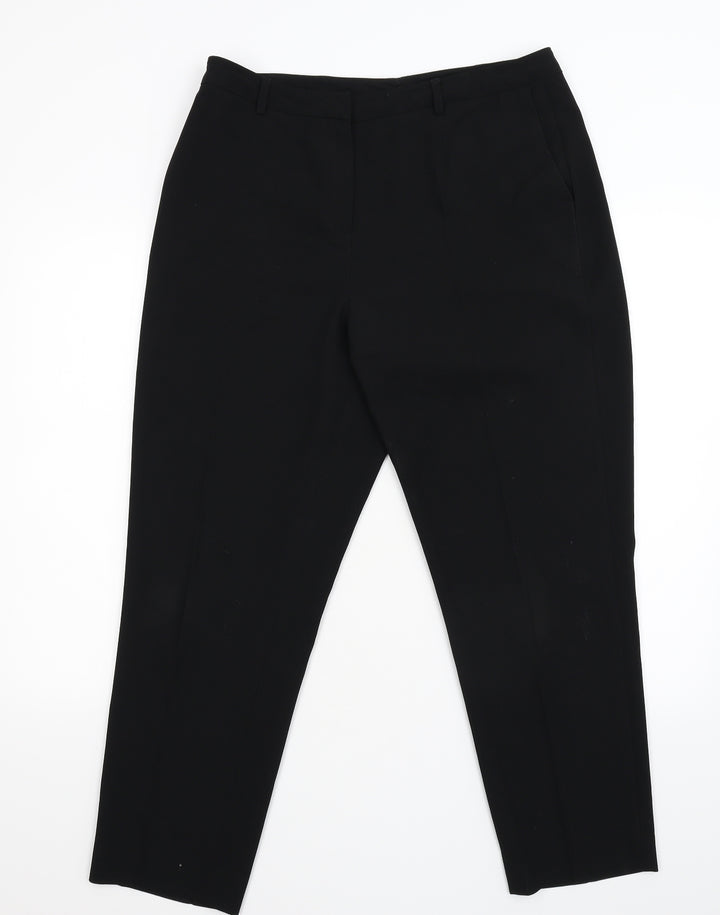 John Lewis Womens Black   Trousers  Size 10