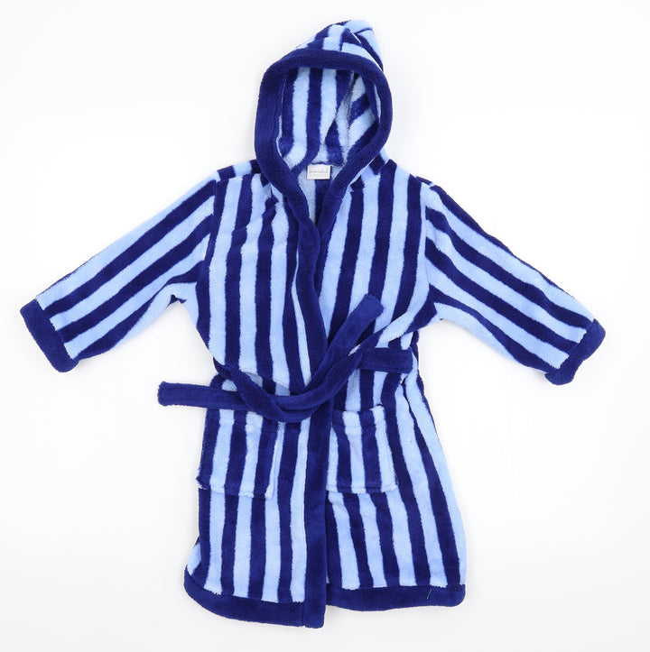 Mini Club Boys Blue Pinstripe Robe & Gown Set Size 2-3 Years