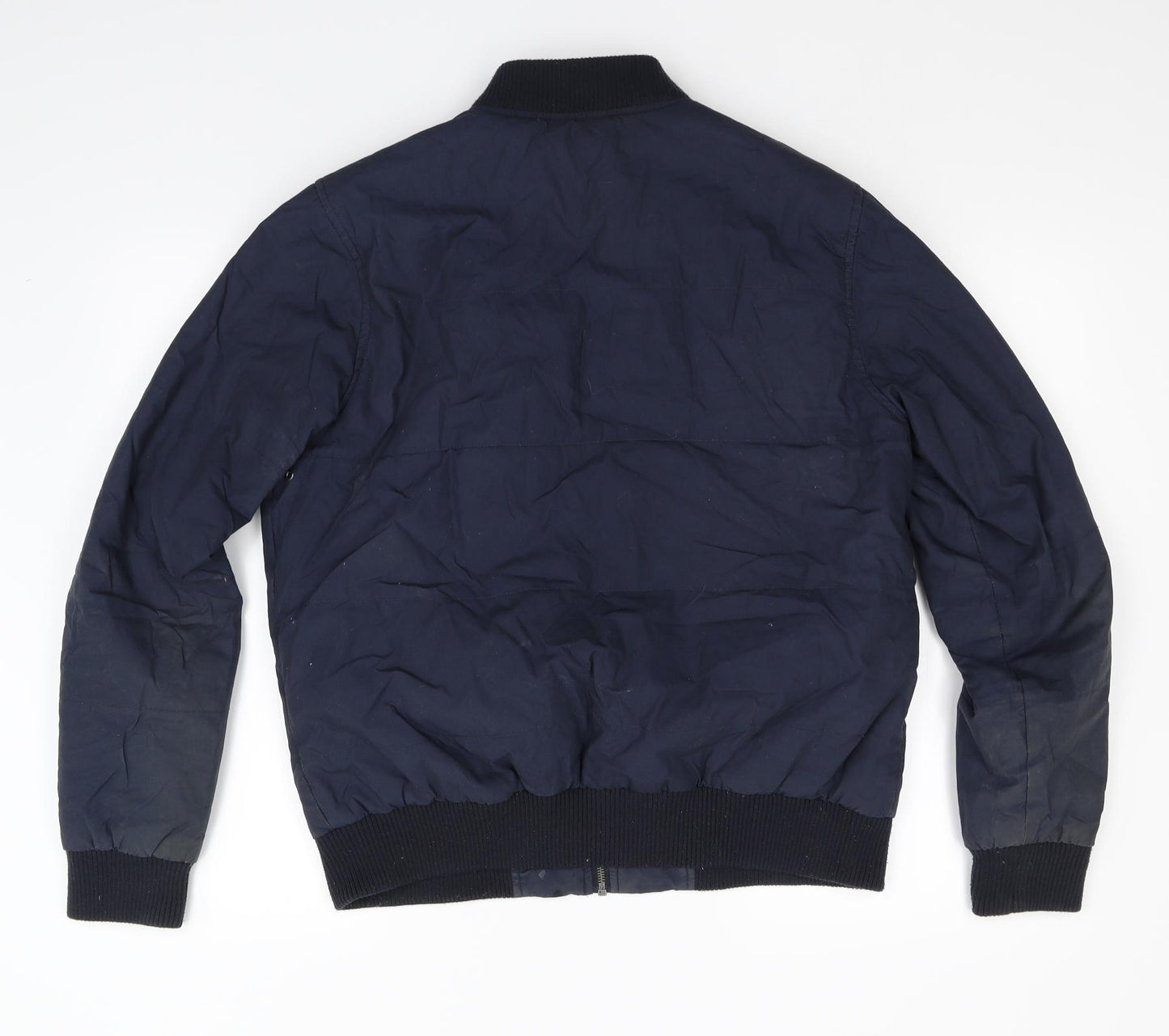 Topman Mens Blue   Bomber Jacket Coat Size M