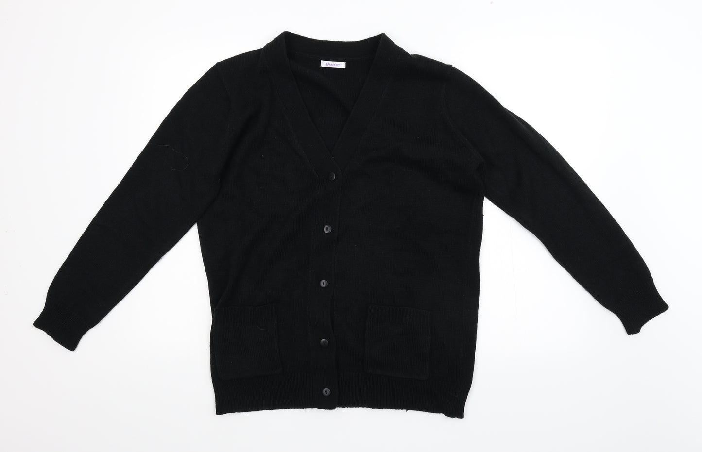 Damart Womens Black   Cardigan Jumper Size M