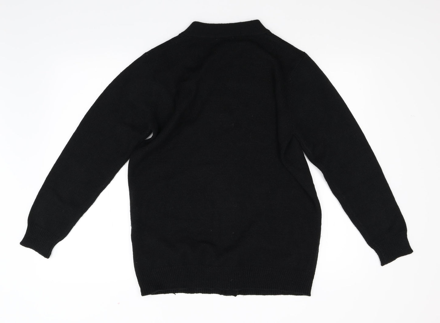 Damart Womens Black   Cardigan Jumper Size M