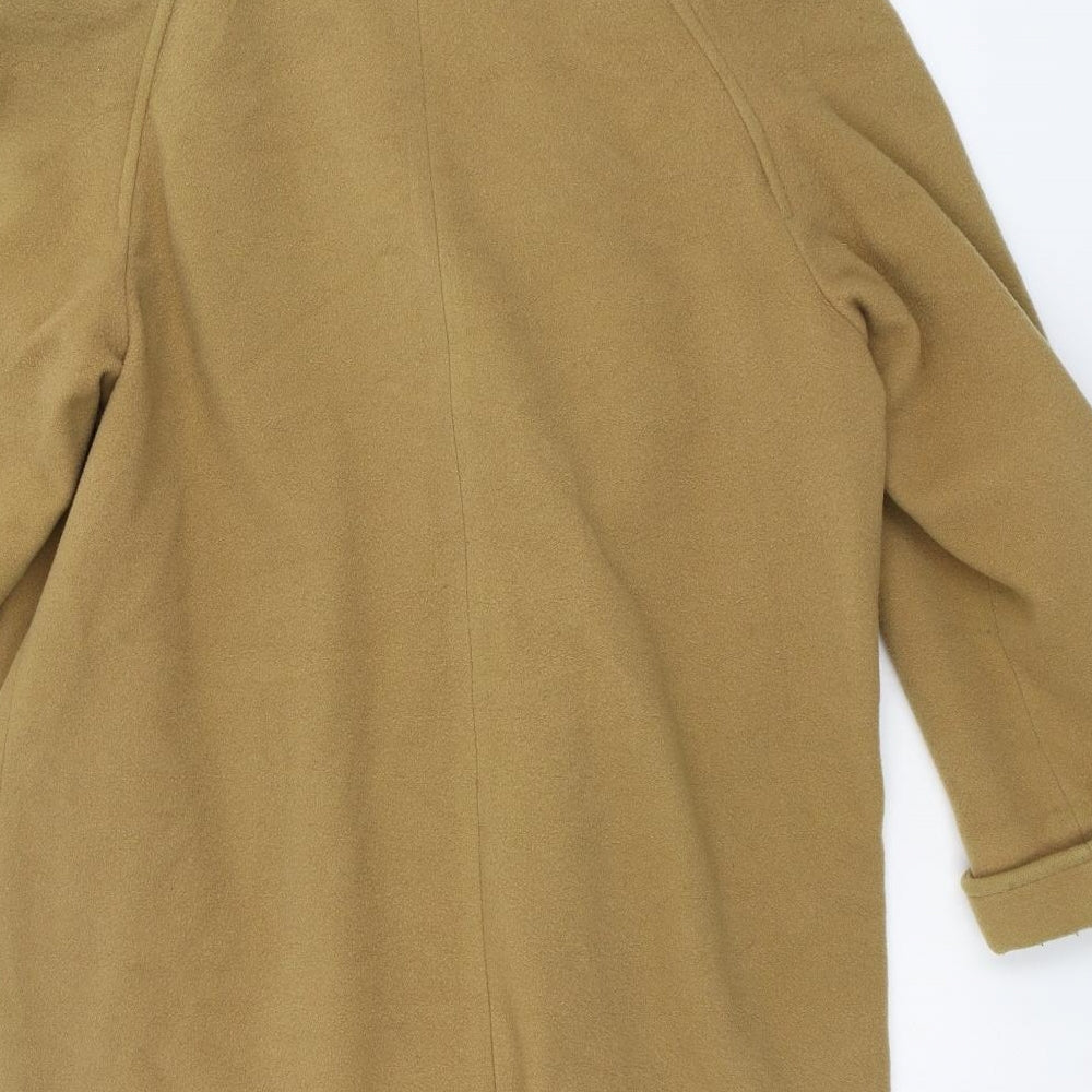 Astraka Womens Yellow   Overcoat Coat Size 16