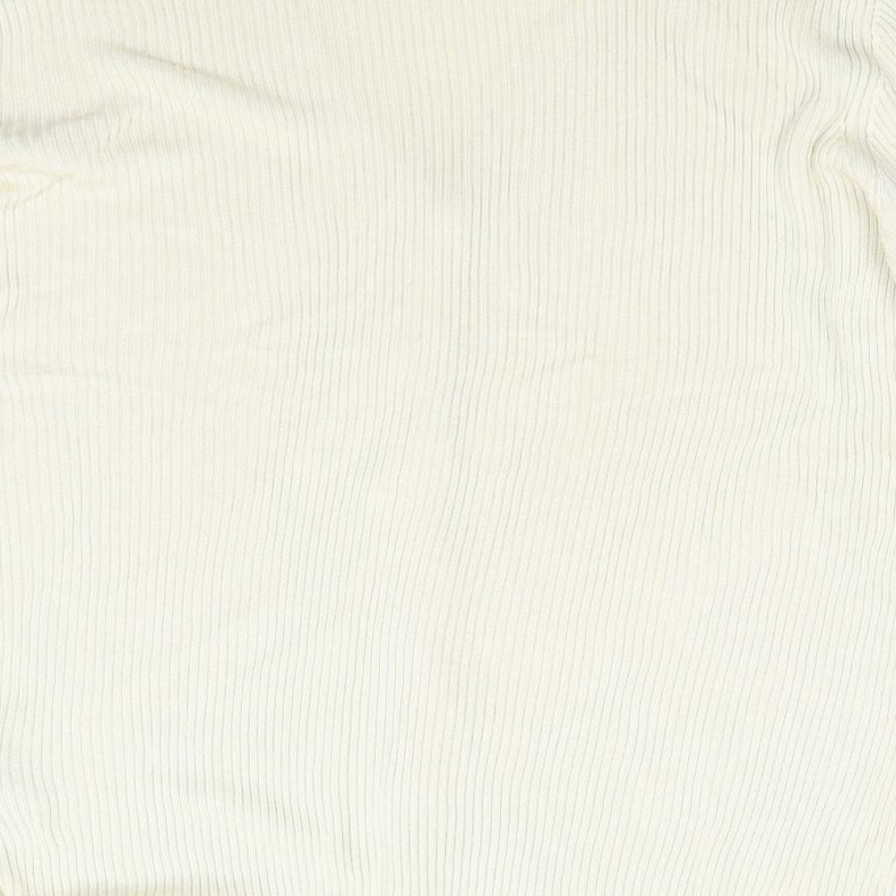 Marks and Spencer Womens Beige   Cardigan Jumper Size 16
