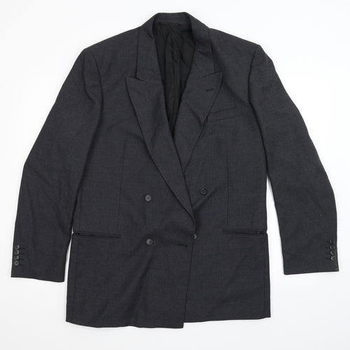 Preworn Mens Black   Jacket Suit Jacket Size 40