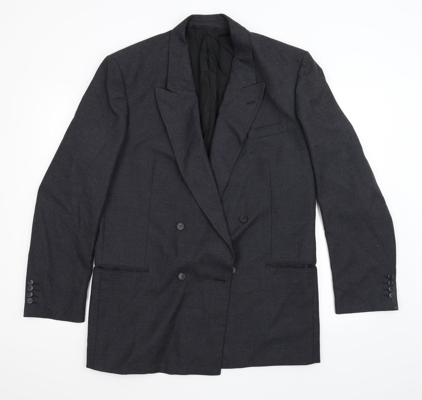 Preworn Mens Black   Jacket Suit Jacket Size 40