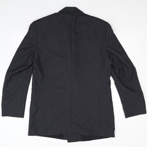 Preworn Mens Black   Jacket Suit Jacket Size 40