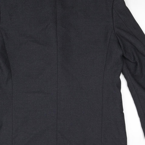 Preworn Mens Black   Jacket Suit Jacket Size 40