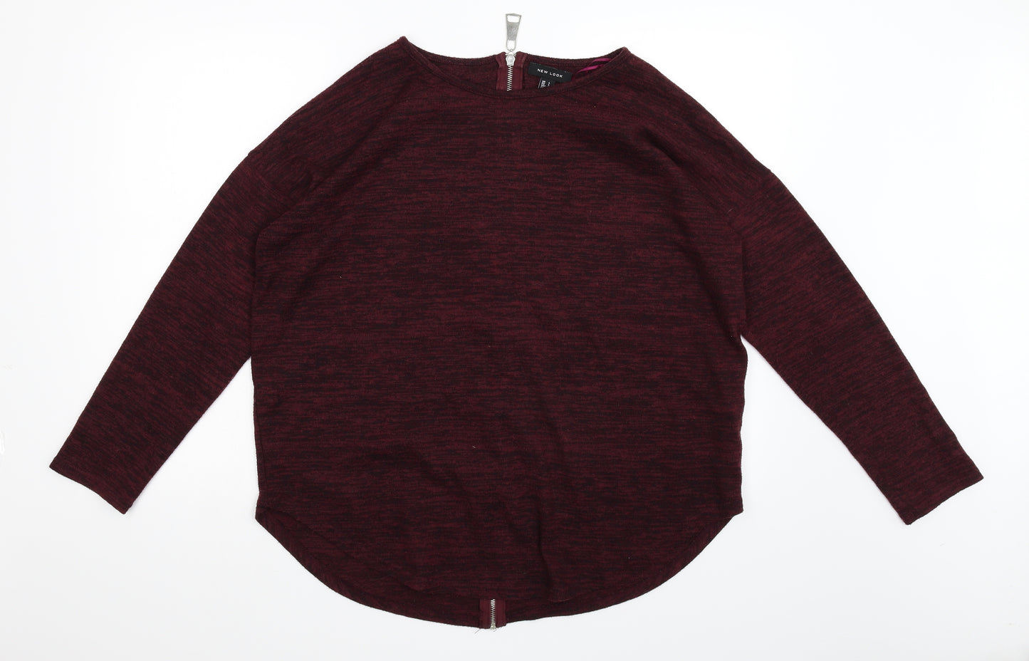 New Look Womens Red   Pullover Jumper Size L