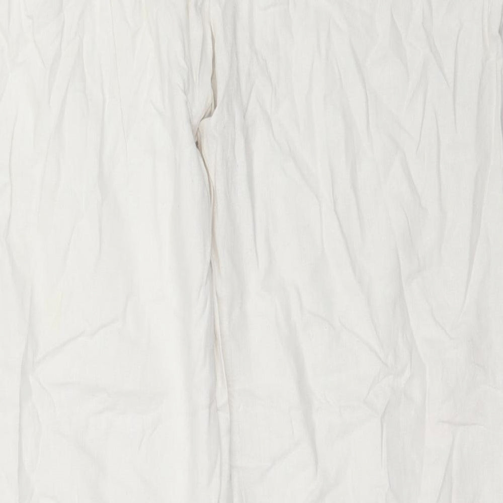 Papaya Womens White   Trousers  Size 16 L28 in