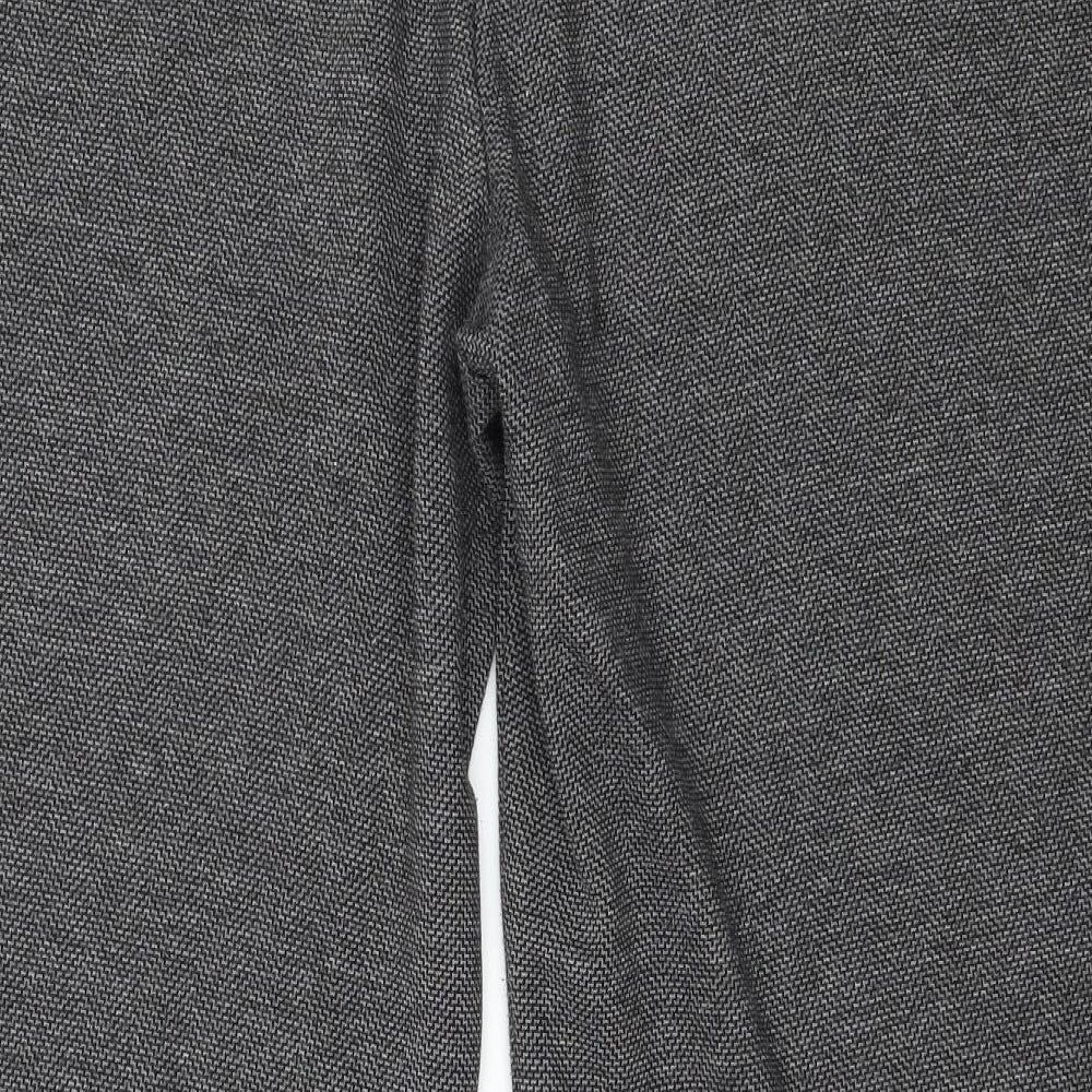 Marks and Spencer Womens Grey  Jersey Trousers  Size 18 L26 in