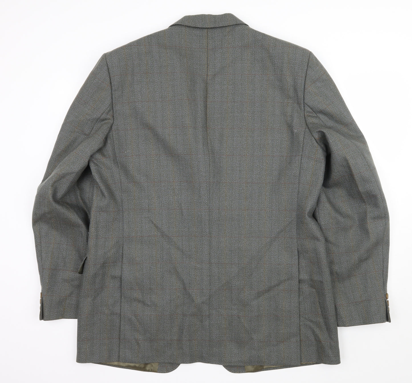 Blacks Mens Green Striped  Jacket Suit Jacket Size XL