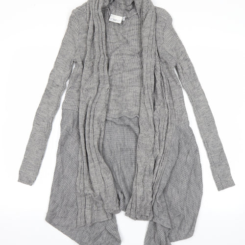 New Look Womens Grey   Cardigan Jumper Size M