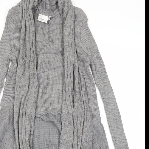 New Look Womens Grey   Cardigan Jumper Size M